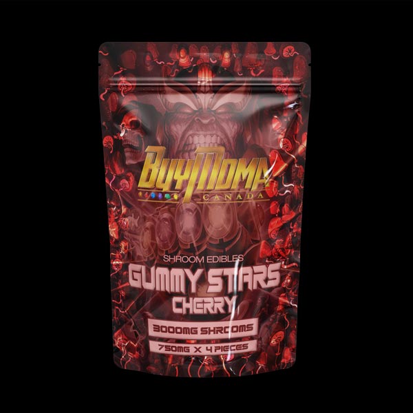 Buy Shroom Gummy Stars - Cherry - 3000MG Online in Canada - Buy MDMA Canada
